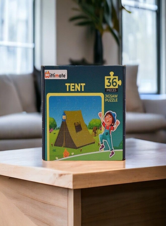 Mittimate Tent House Jigsaw Puzzle Game for Kids Age 4 to 6 Old I 36 Pieces Puzzle Toy I Birthday Gift for Children - Image 2